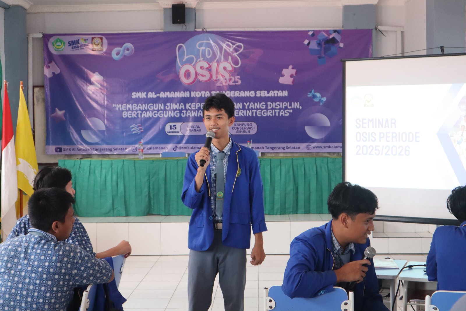 Gambar Latihan Dasar Kepemimpinan OSIS SMK Al Amanah